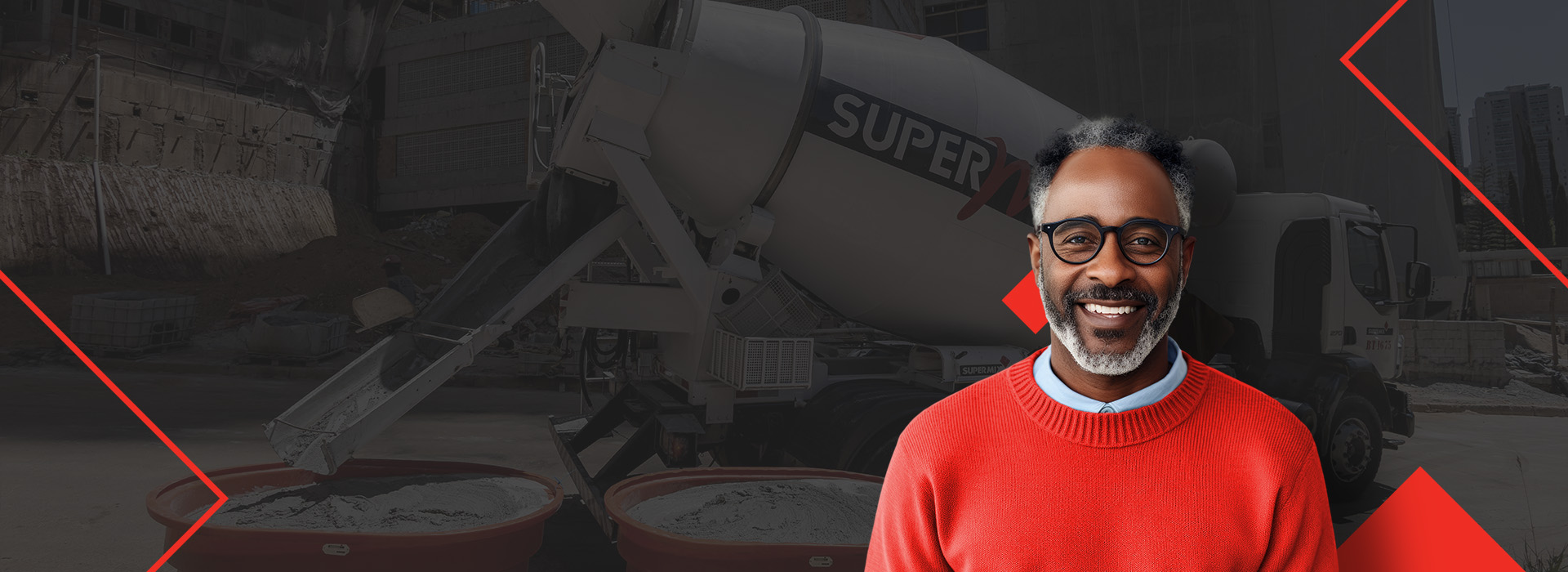 Supermix - fornecemos concreto de qualidade desde 1976
